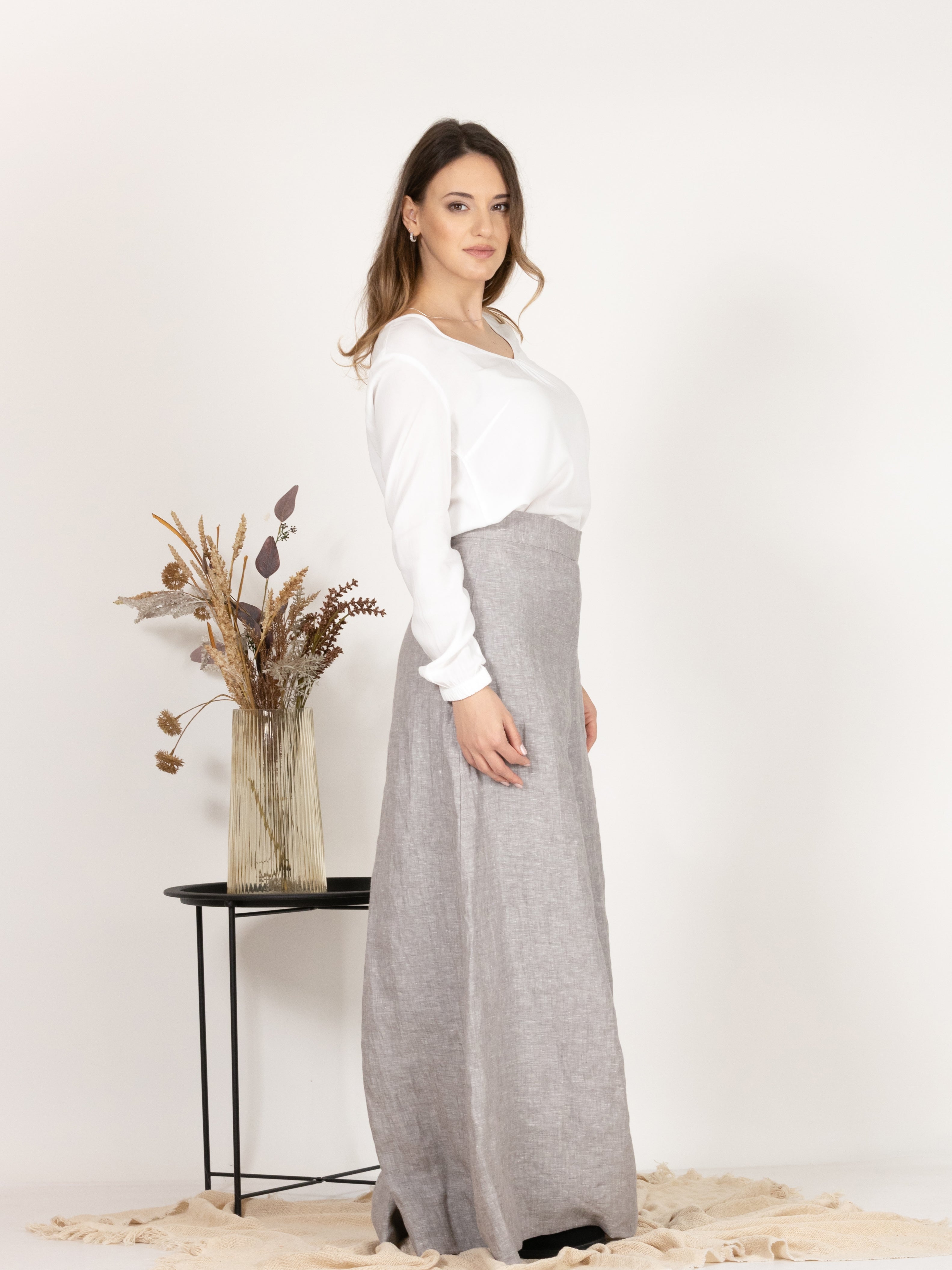 Wide Leg Linen Pants - from Nikka Place | Effortless fashion for easy living