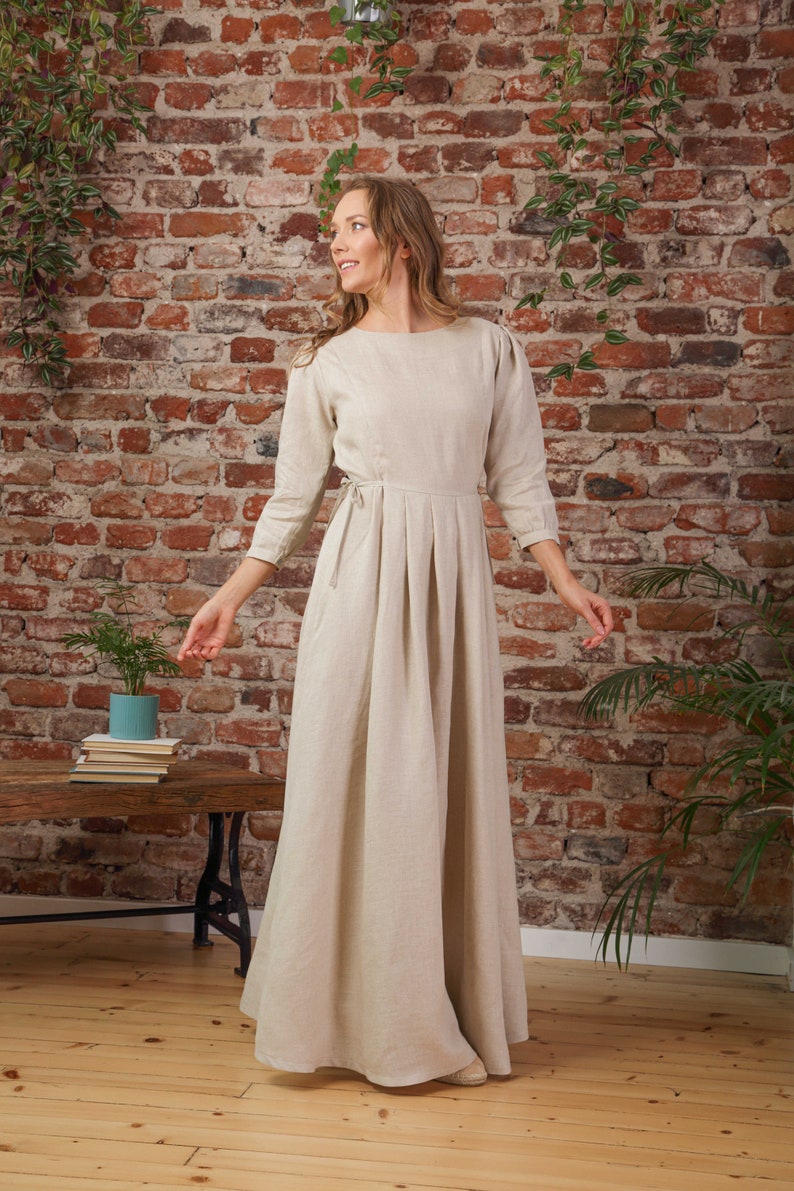 Versatile Dark Blue Long Sleeve Maxi Dress - from Nikka Place | Effortless fashion for easy living