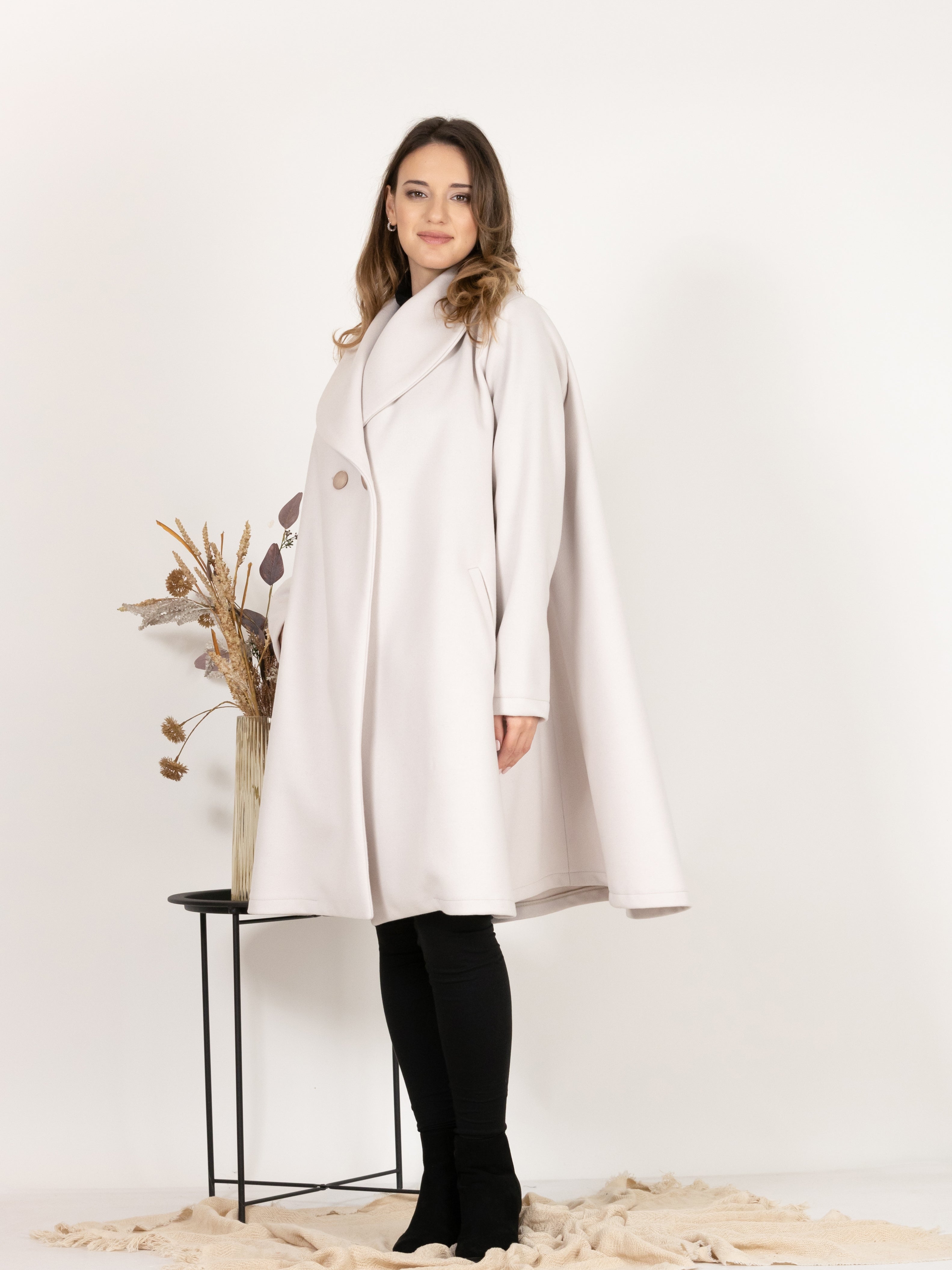Relaxed Wool Coat - from Nikka Place | Effortless fashion for easy living