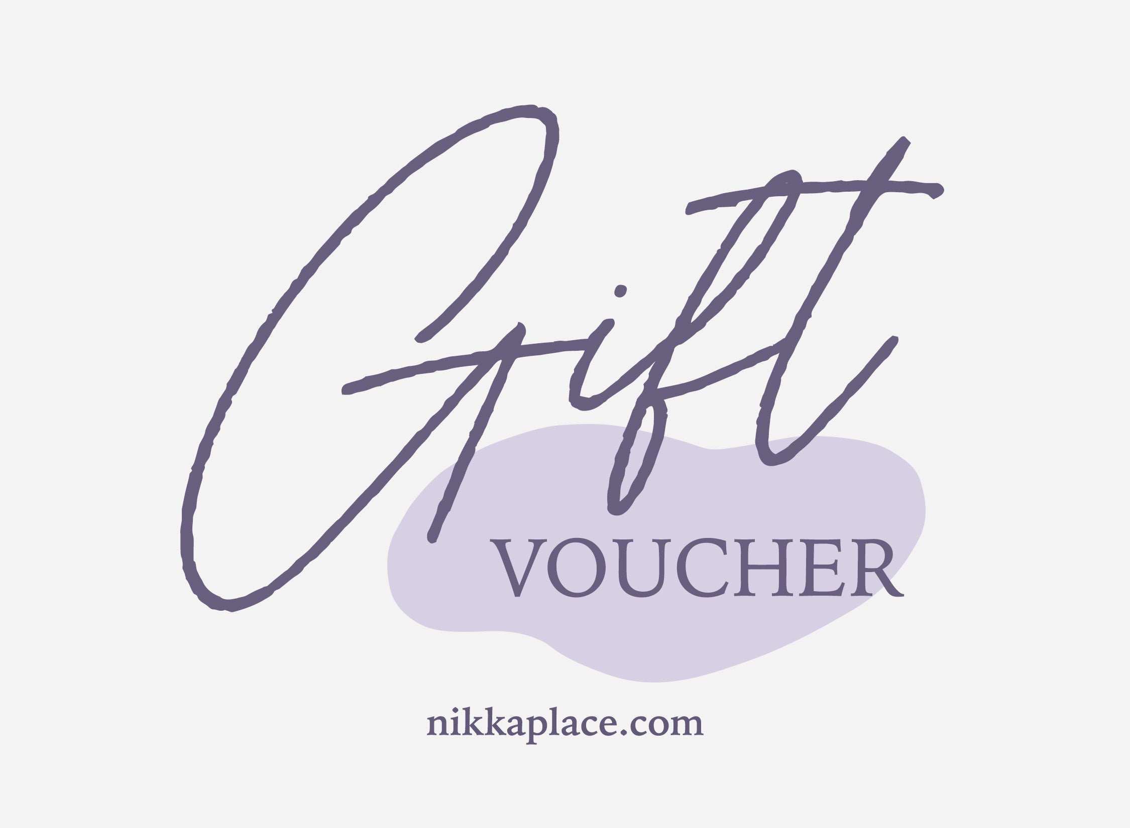 Nikka place voucher card