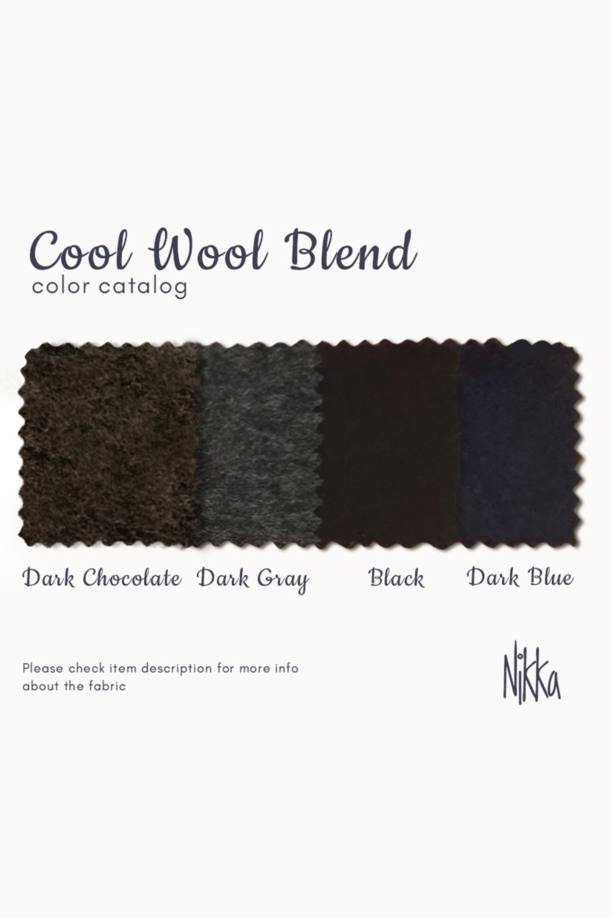 Color wool blend catalog