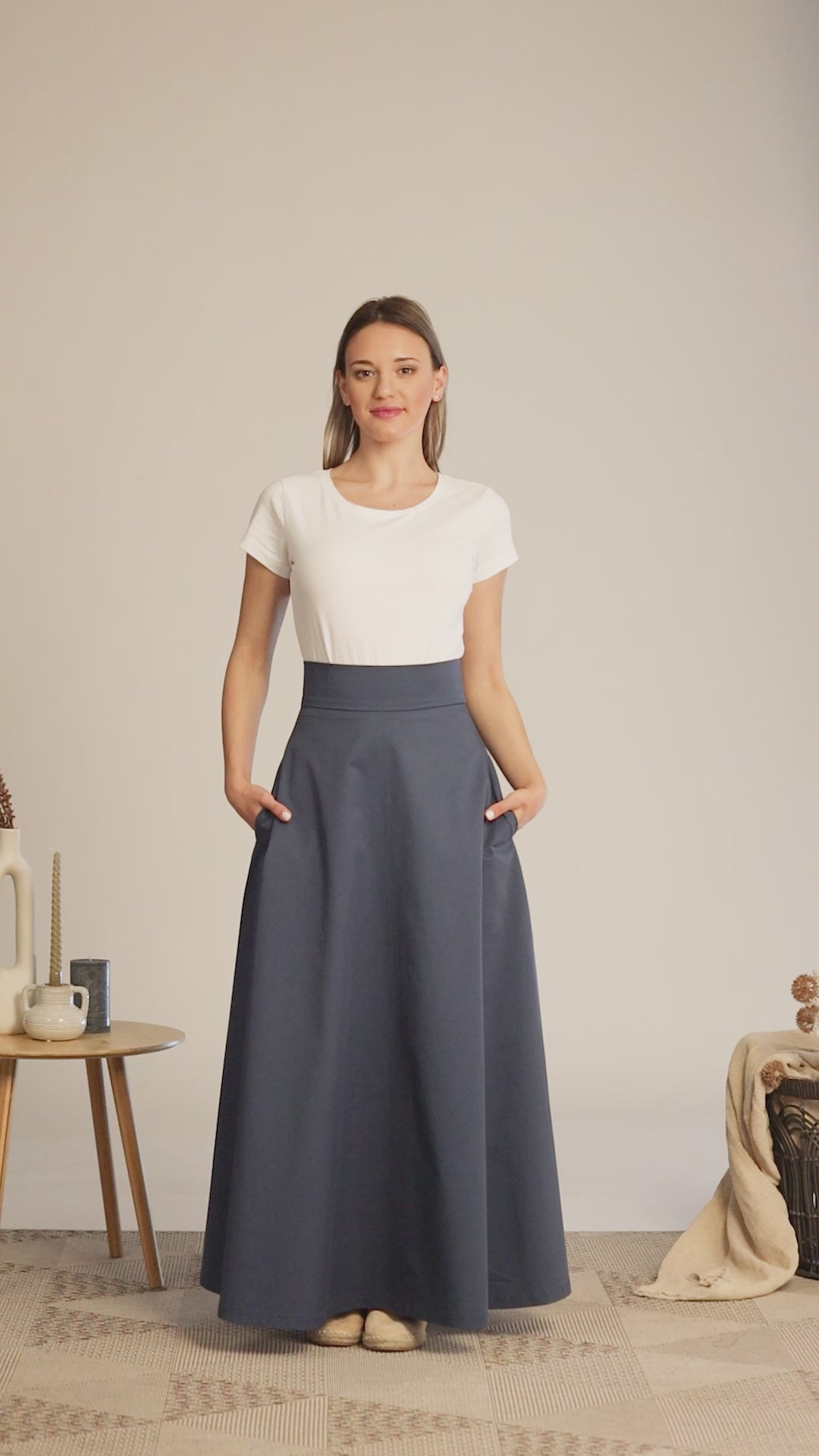 Complete design of Gentle Bell-Shaped Summer Skirt