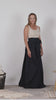 Complete design of Dark Waist Pleated Maxi Skirt