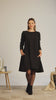 Full view of Knee-length winter wool dress