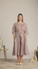 Complete design of Midi Linen Belted Dress