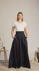 Complete design of Dark Blue High Waist Victorian Skirt 