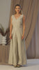 Complete design of Linen Maxi Jumpsuit with Flaps in a flowy white fabric